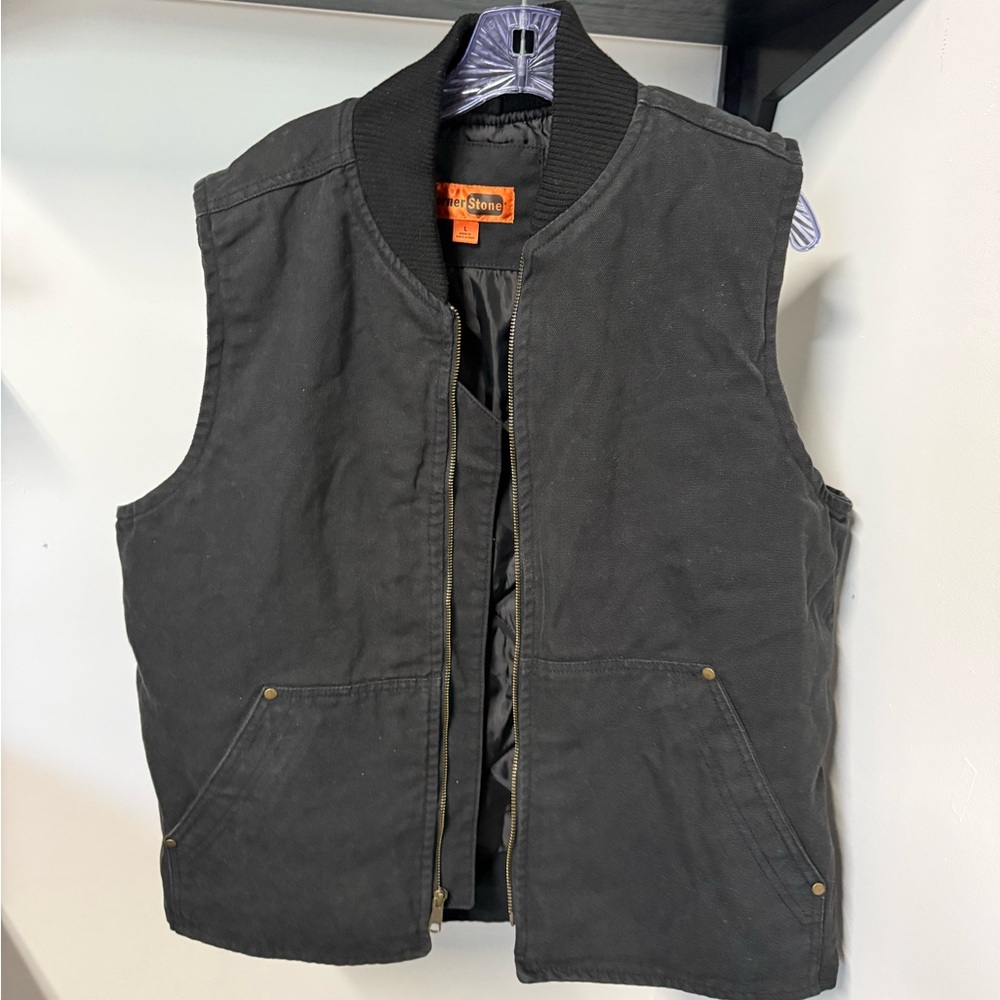 Cornerstone canvas vest